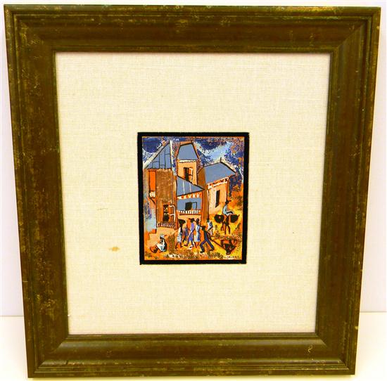 Luckner Lazard (1955)  acrylic on