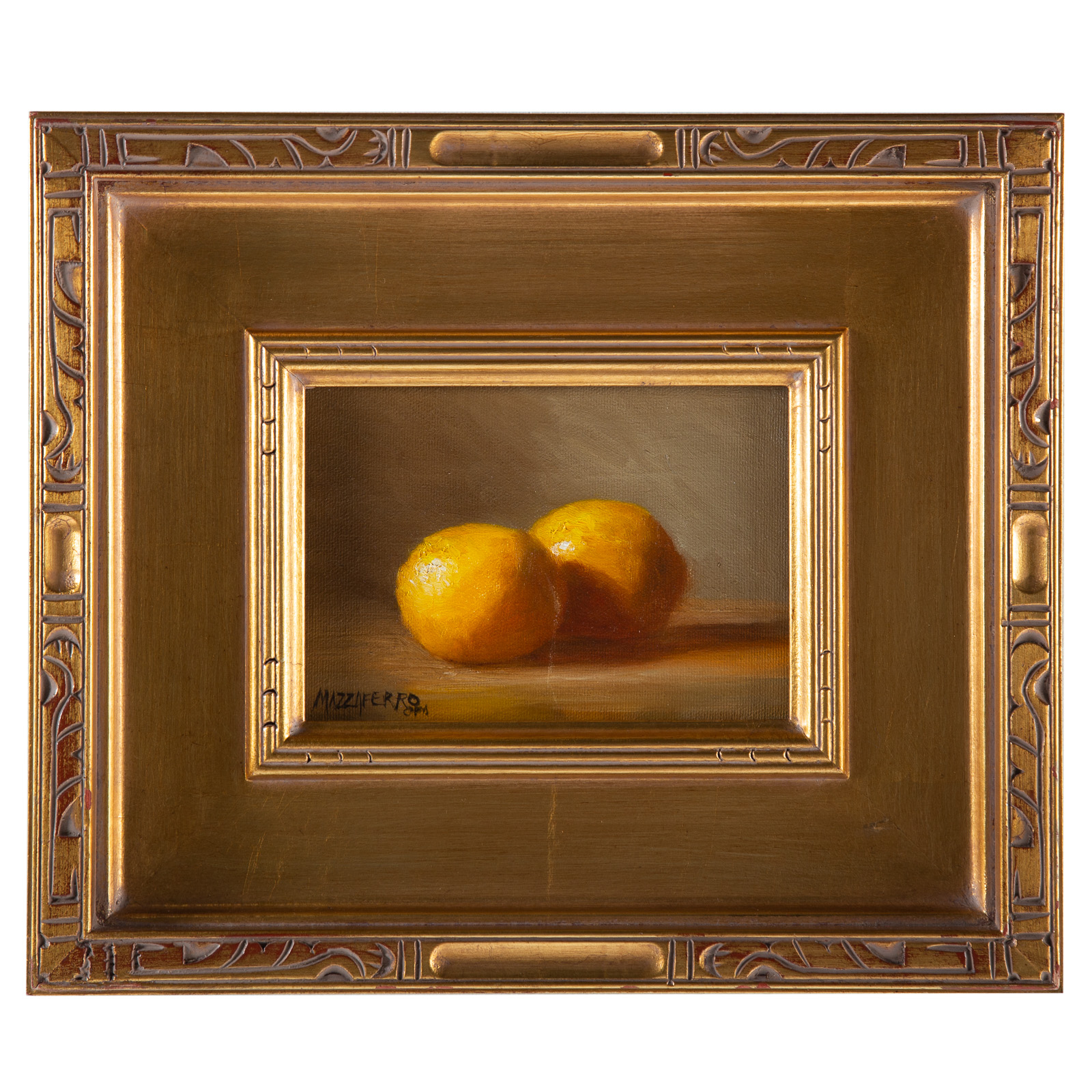 LUCY G. MAZZAFERRO. "LEMONS," OIL
