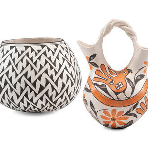 Lucy Lewis and Emma Lewis (Acoma,