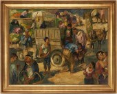 LUDVIG JACOBSEN O/C PAINTING,