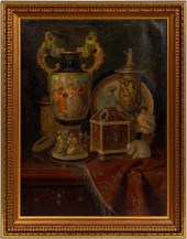 LUDWIG AUGUSTIN, STILL LIFE, O