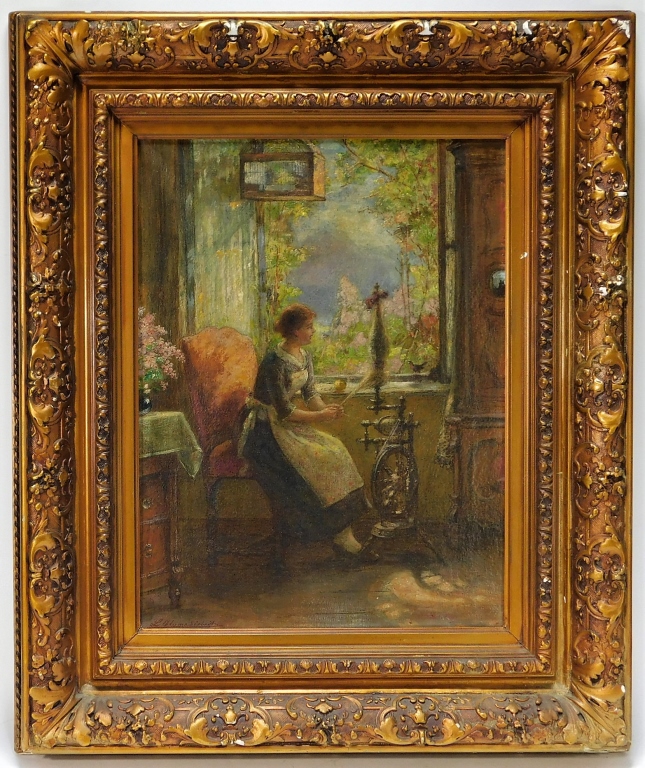 LUDWIG BLUME INTERIOR GENRE