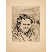 LUDWIG MEIDNER, PORTRAIT ETCHI