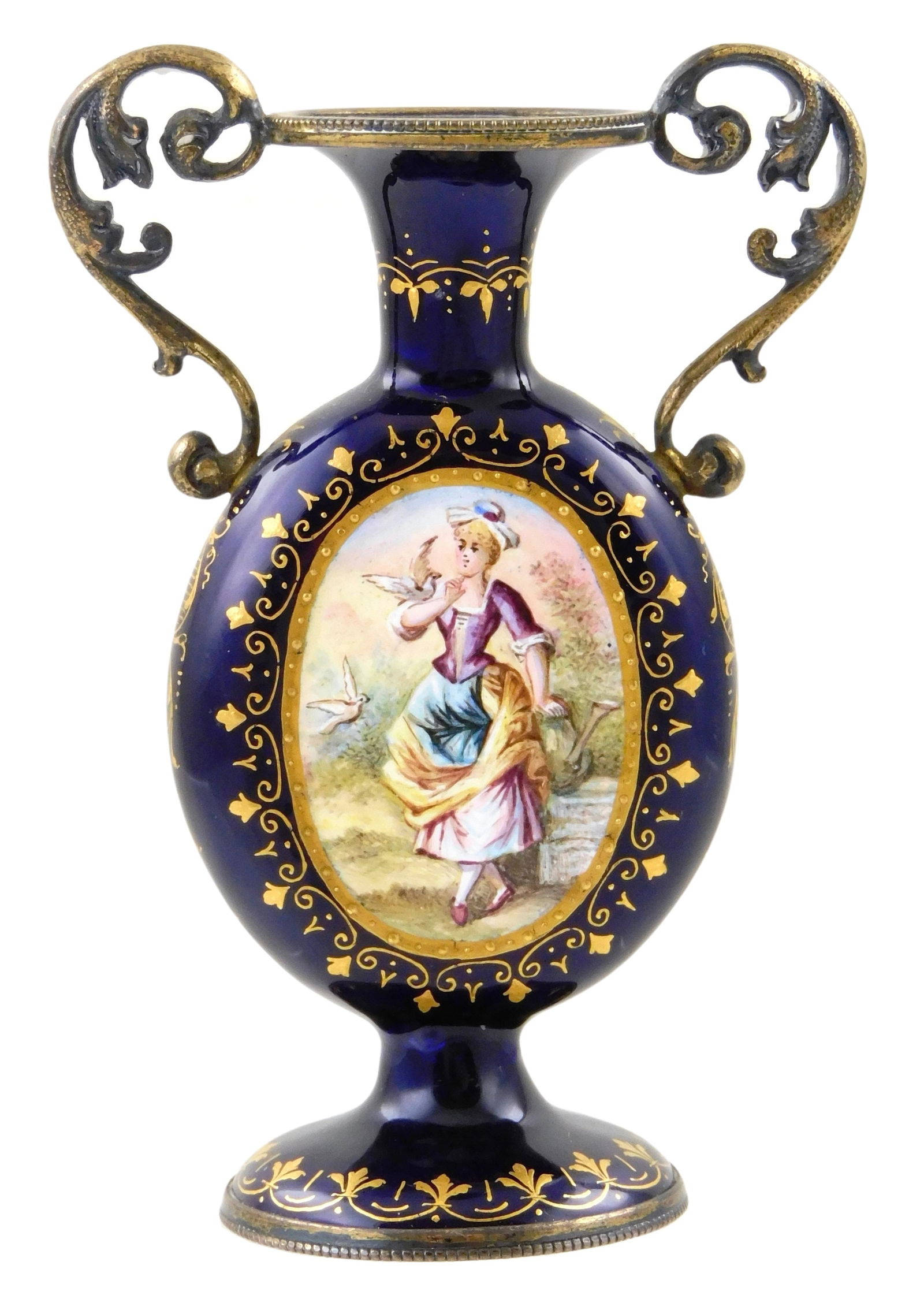 LUDWIG POLITZER VIENNESE ENAMEL