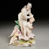 LUDWIGSBURG PORCELAIN FIGURAL