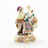 LUDWIGSBURG PORCELAIN FIGURAL