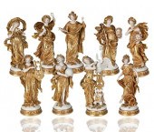 LUDWISBURG PORCELAIN GROUP OF