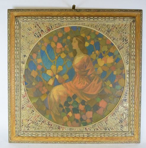 LUFTI YACOUBIAN OIL ON CANVAS