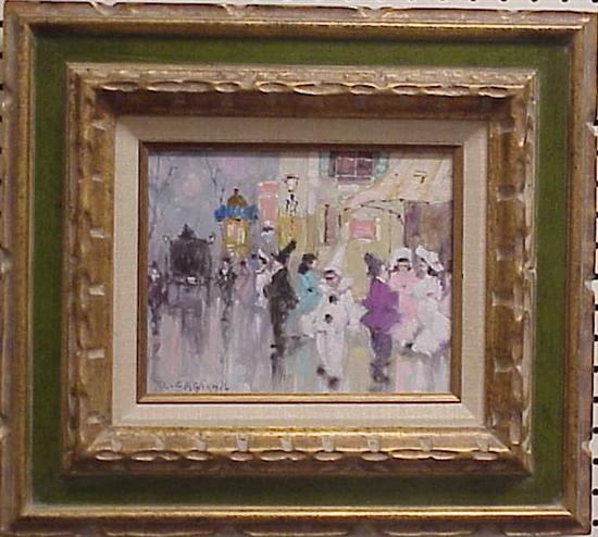 Luigi Cagliani (Italian)  oil on