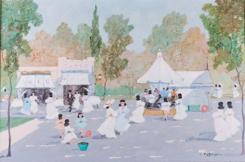 LUIGI CAGLIANI OIL ON CANVAS