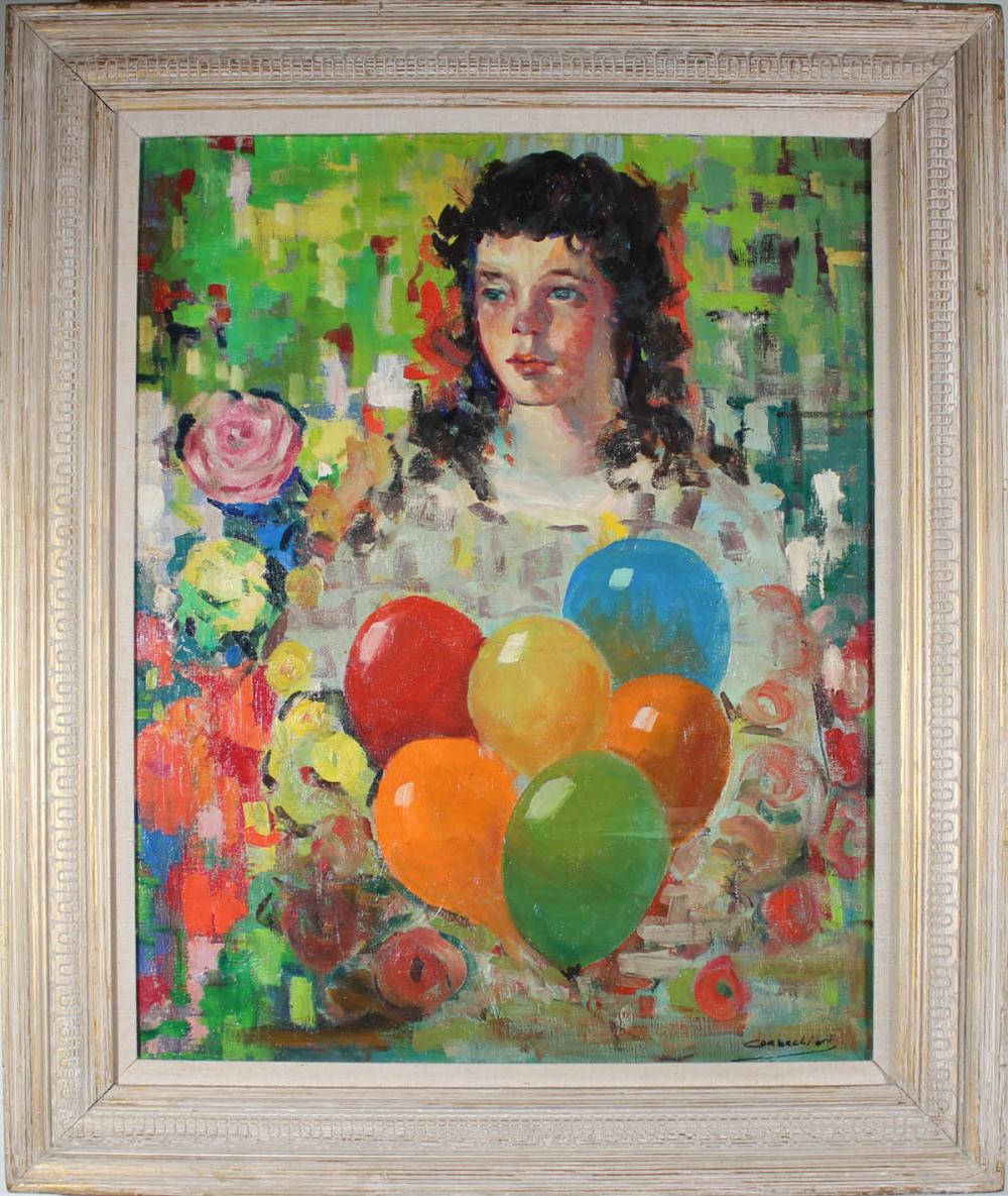 LUIGI CORBELLINI OIL ON CANVASLUIGI