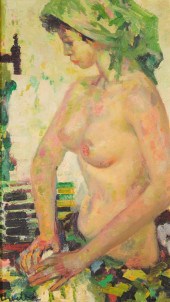 LUIGI CORBELLINI OIL ON CANVAS