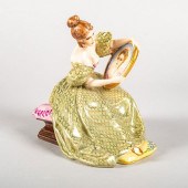 LUIGI FABRIS FIGURINE, WOMAN W