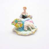 LUIGI FABRIS LACE FIGURINE, WO