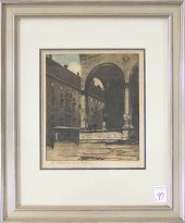 LUIGI KASIMIR ETCHING (Austria