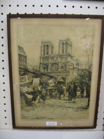 Luigi Kasimir Print ''Bouguinists''