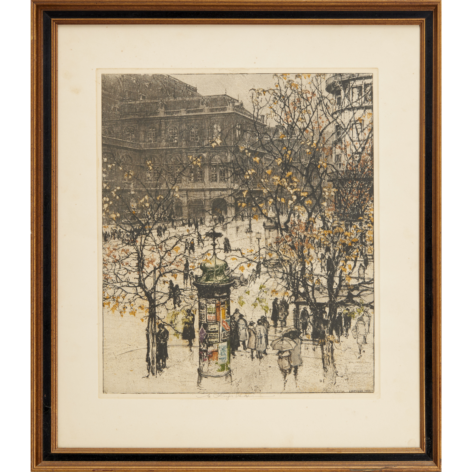 LUIGI KASIMIR, SIGNED ETCHING Luigi