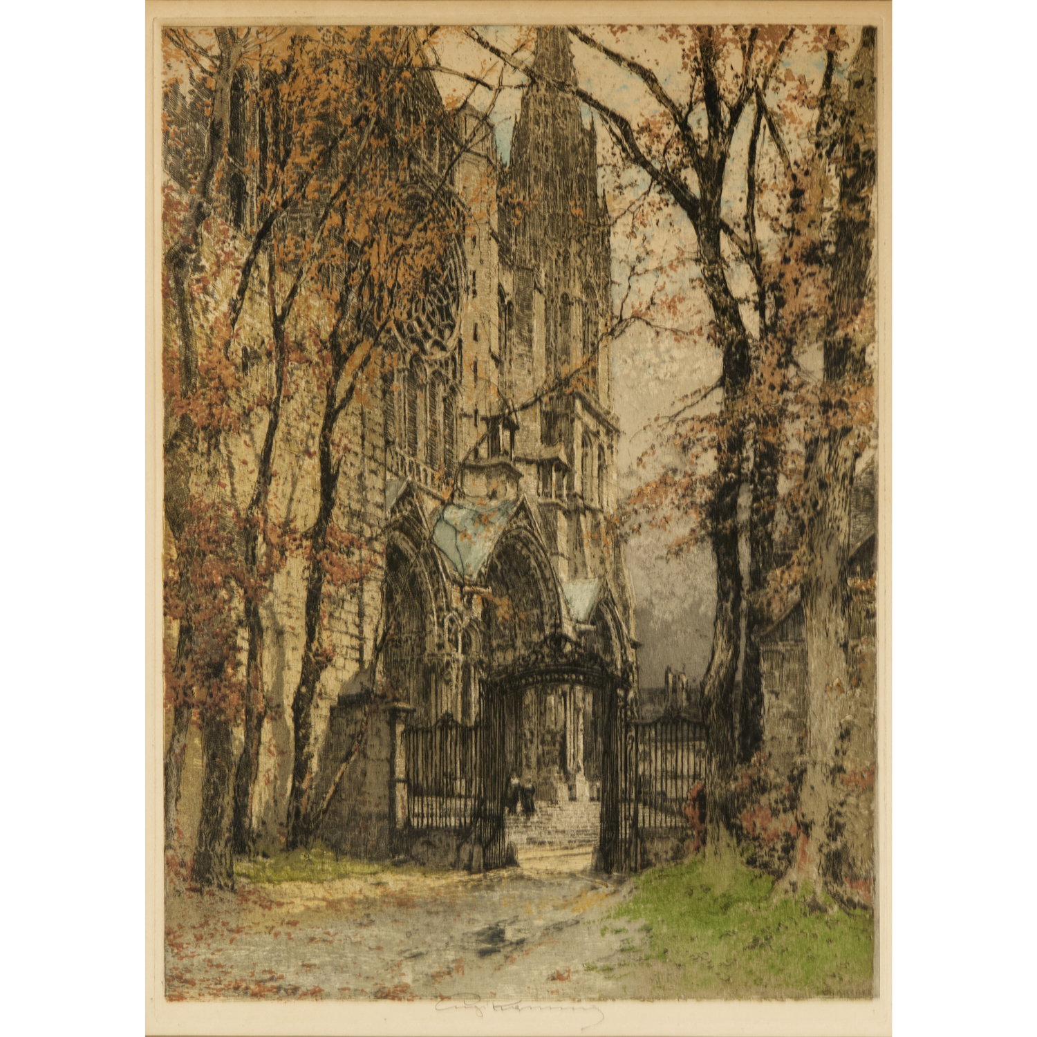 LUIGI KASIMIR, SIGNED ETCHING