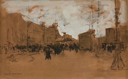 LUIGI LOIR (FRENCH 1845-1916) A