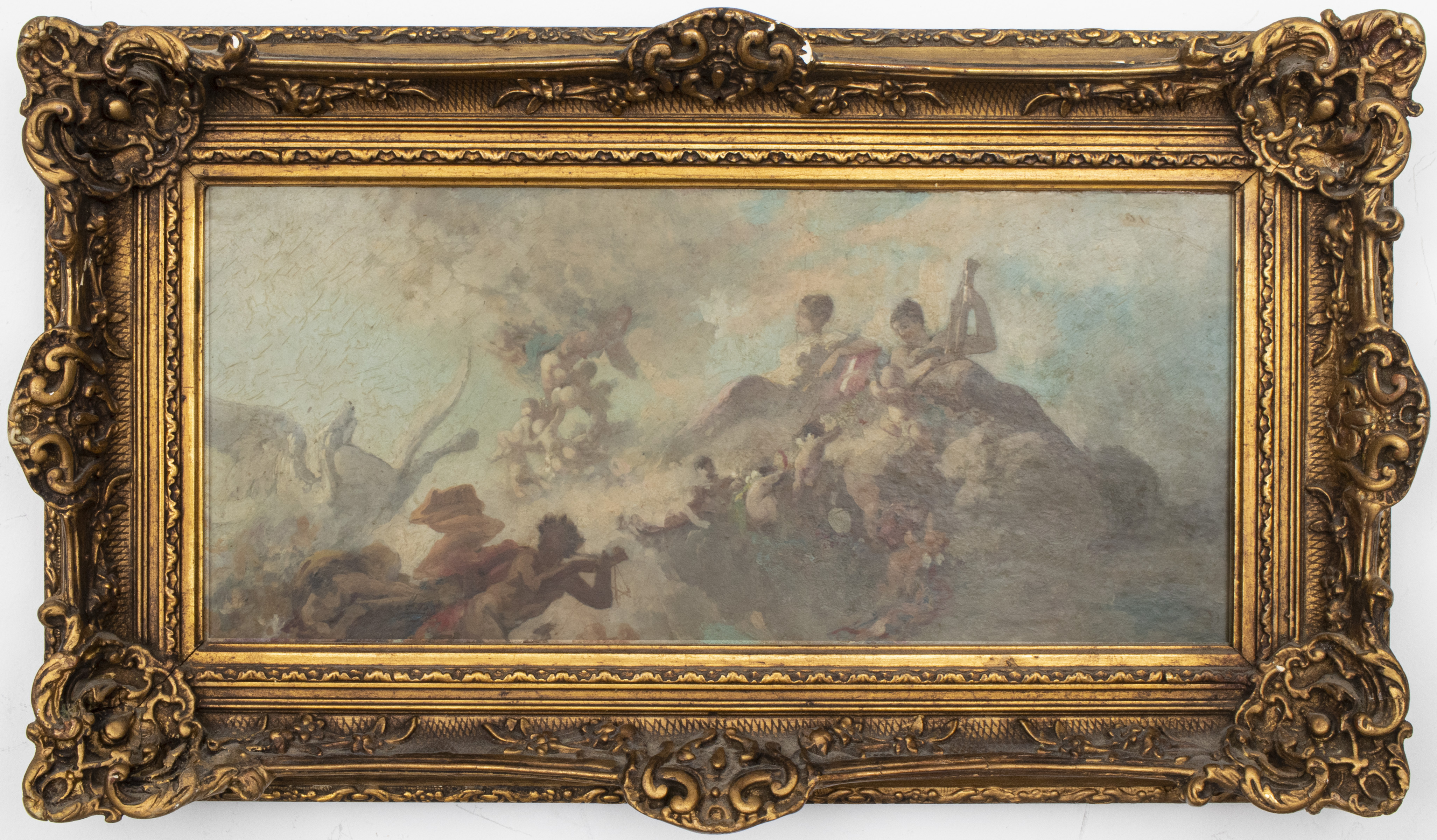 LUIGI LOIR "MYTHOLOGICAL SCENE" OIL