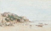 LUIGI LOIR WATERCOLOR BEACH SC
