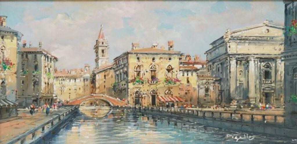 LUIGI PIGALLE (20TH C.) VIEW RIALTO