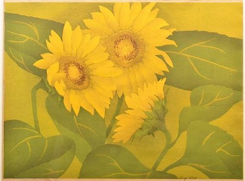 LUIGI RIST "SUNFLOWERS" COLOR