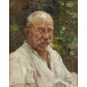 LUIS GRANER Y ARRUFI, OIL ON C