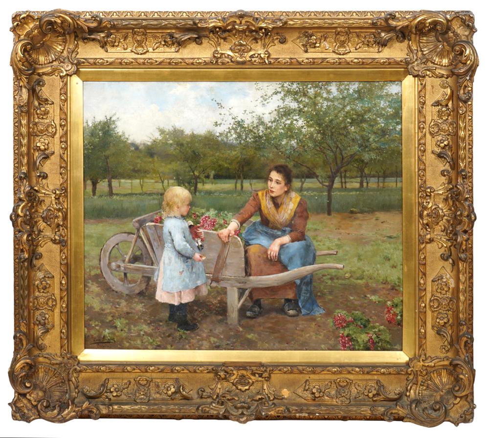 LUIS JIMENEZ ARANDA GENRE SCENE OIL