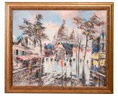 LUIS RAMON SIGNED OIL PAINTING