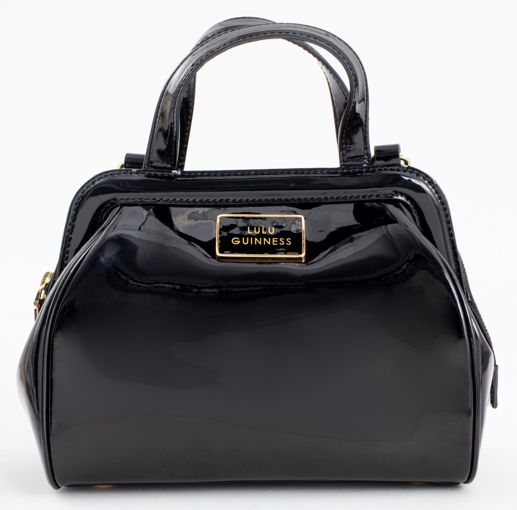 LULU GUINNESS BLACK PATENT