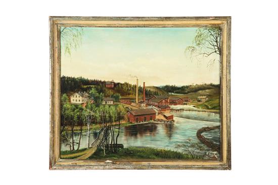 LUMBER MILL BY N. FRISK (AMERICAN