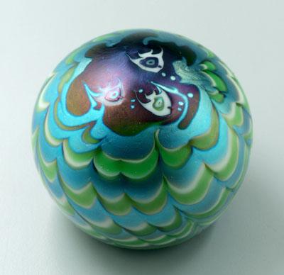 Lundberg paperweight, spherical
