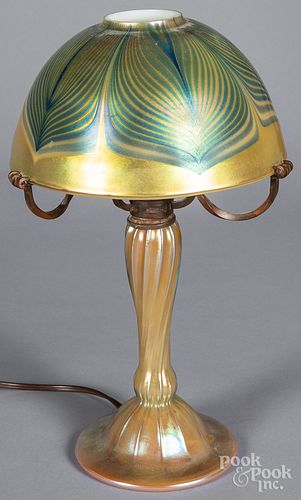 LUNDBERG STUDIOS ART GLASS TABLE