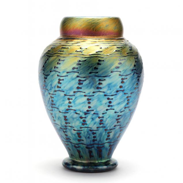 LUNDBERG STUDIOS, ART GLASS VASE