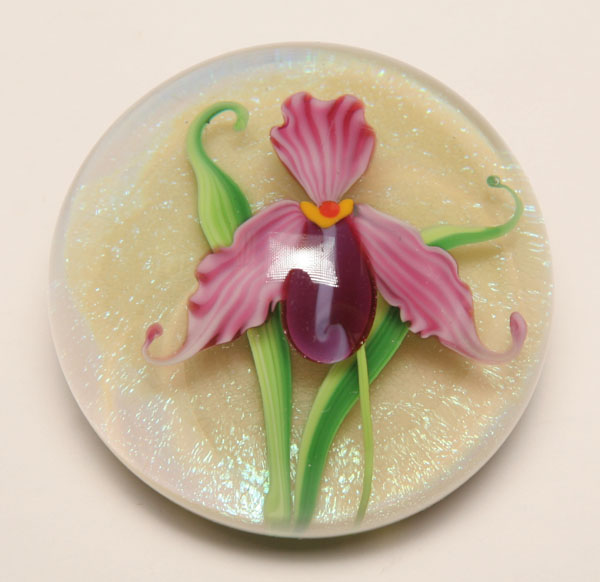 Lundberg Studios domed glass floral