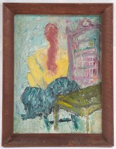 LUNDEN. FIGURE IN INTERIOR, OI
