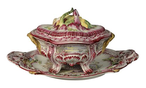 LUNEVILLE PLATTER AND MATCHING