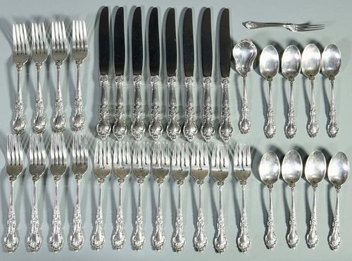 LUNT BELVEDERE STERLING FLATWARE,