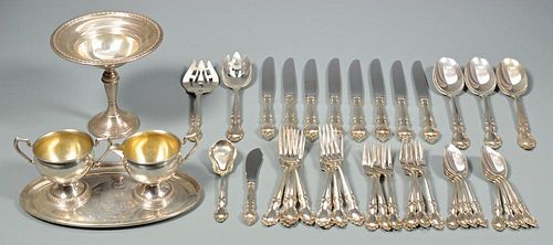 LUNT MALVERN STERLING FLATWARE &