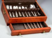 LUNT STERLING FLATWARE, 32 PCS