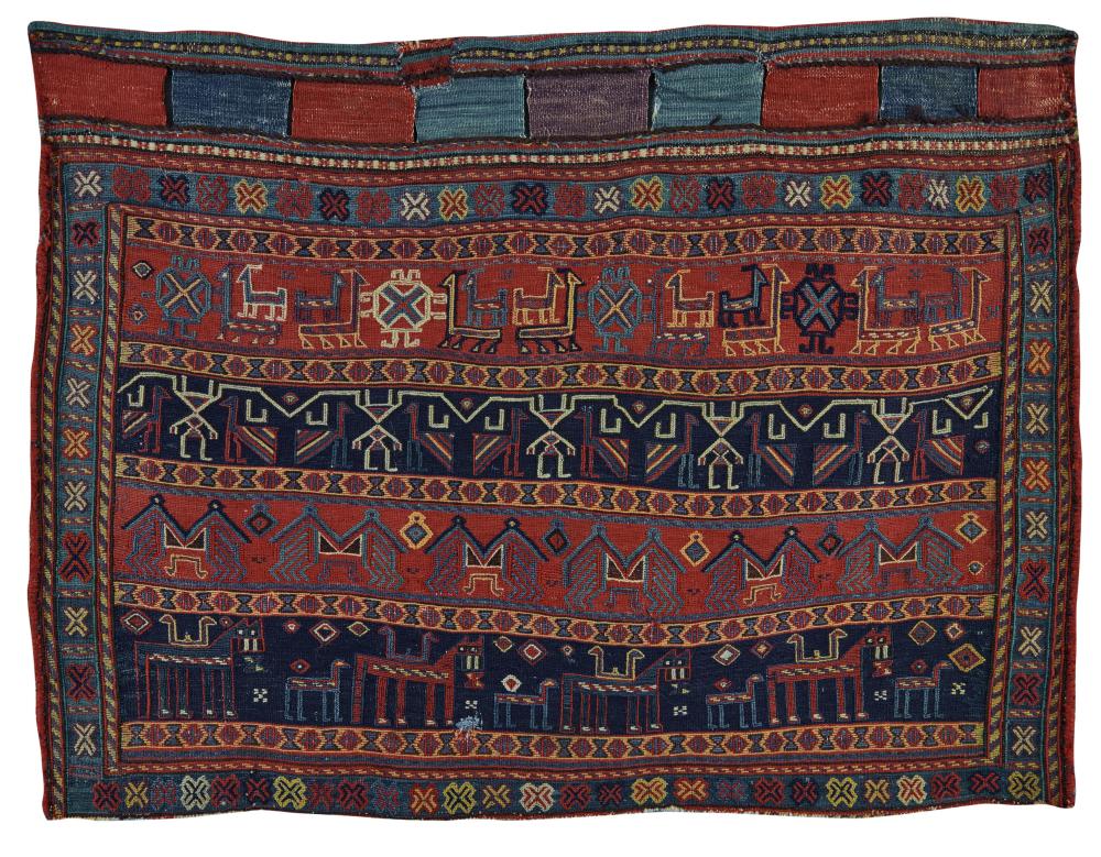 LURI BAG FRONT, PERSIA, MID 19TH