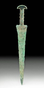 LURISTAN BRONZE SHORT SWORD W/