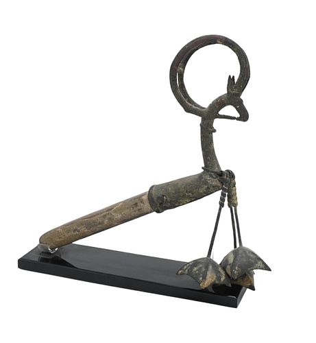 LURISTAN BRONZE WHET STONE WITH