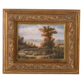 LUSH RURAL LAKESIDE LANDSCAPE