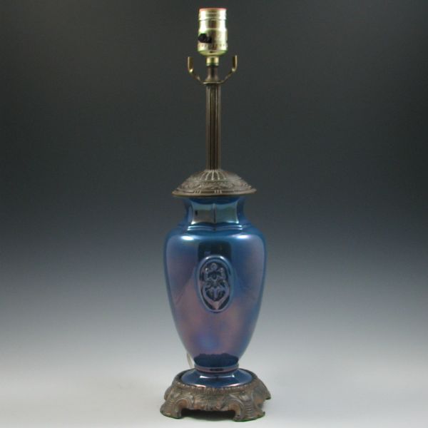 Luster Lamp metal base marked
