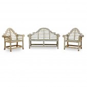 LUTYENS STYLE GARDEN BENCH AND