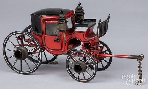 LUTZ STYLE METAL CARRIAGE, 19TH