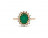 LUX BOND & GREEN 14K GOLD, EME