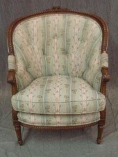 LXVI Style Upholstered and Fin